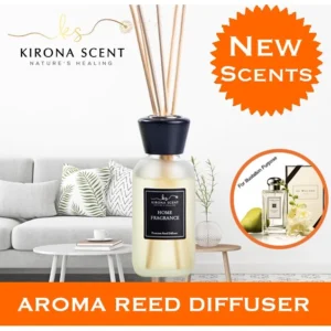 110ML Essential Oil Reed Diffuser – Long-Lasting Hotel & Perfume Fragrance