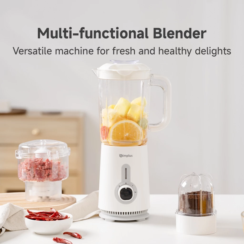 Simplus Blender 3 in 1 Food Processor Multi-functional Juicer Meat Grinder Chopper - Image 2